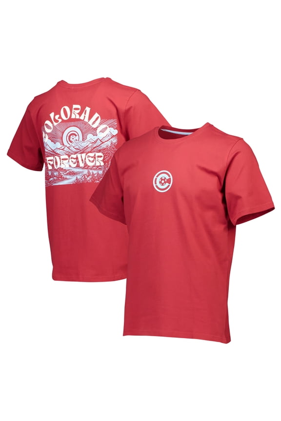 Men's Red Colorado Rapids Street Heavy Relaxed T-Shirt
