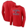 thumbnail image 1 of Men's  Red Columbus Blue Jackets Victory Arch Long Sleeve T-Shirt, 1 of 3