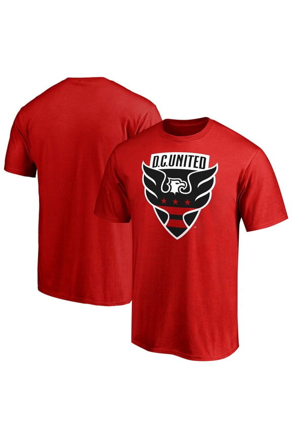 Men's Red D.C. United Primary Logo T-Shirt