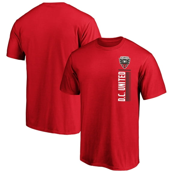 Men's Red D.C. United Strong Stencil T-Shirt