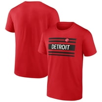 Men's Red Detroit Red Wings Jersey Inspired T-Shirt