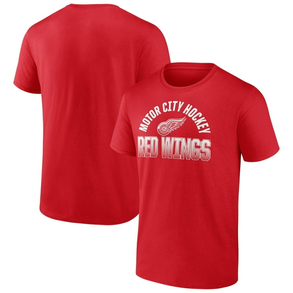 Men's Red Detroit Red Wings Open Net T-Shirt