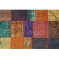 thumbnail image 1 of Ahgly Company Machine Washable Indoor Rectangle Contemporary Brown Red Area Rugs, 7' x 9', 1 of 7