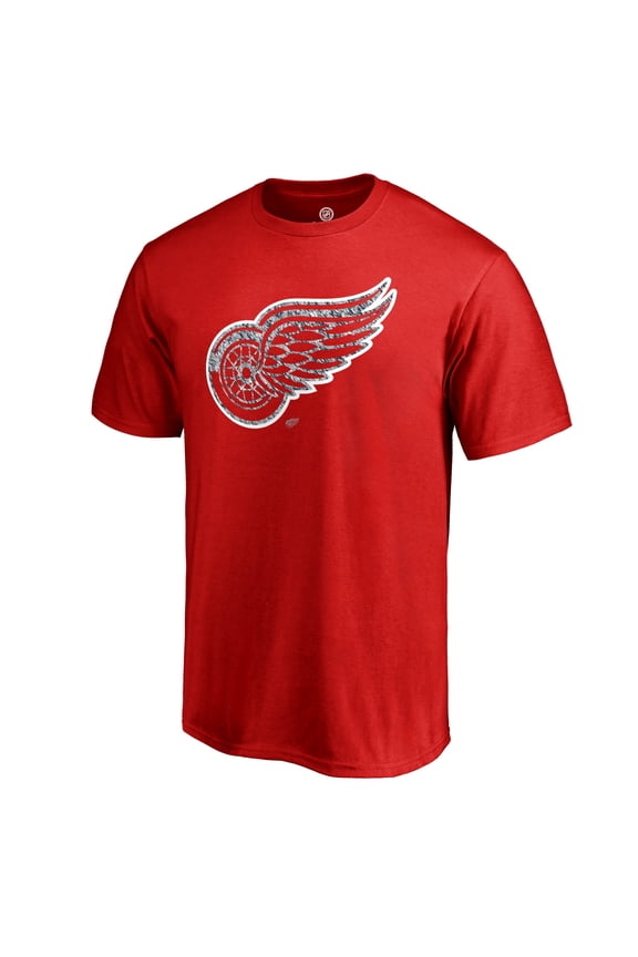 Men's Red Detroit Red Wings Static Logo T-Shirt