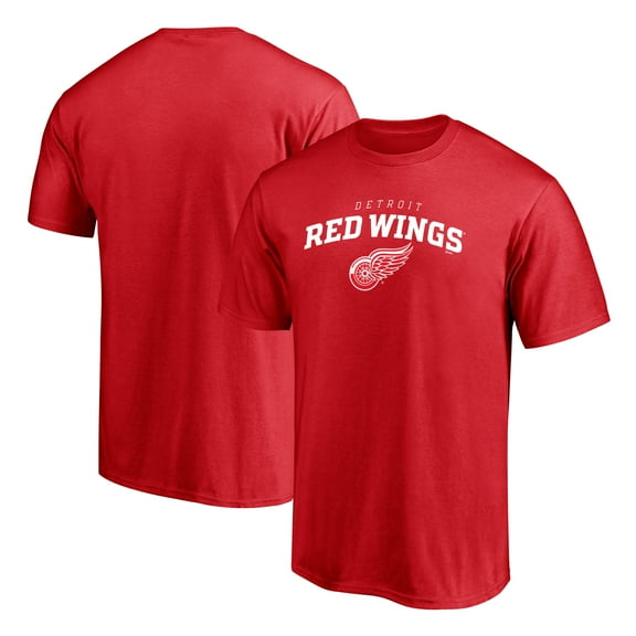 Men's  Red Detroit Red Wings Team Lock Up T-Shirt