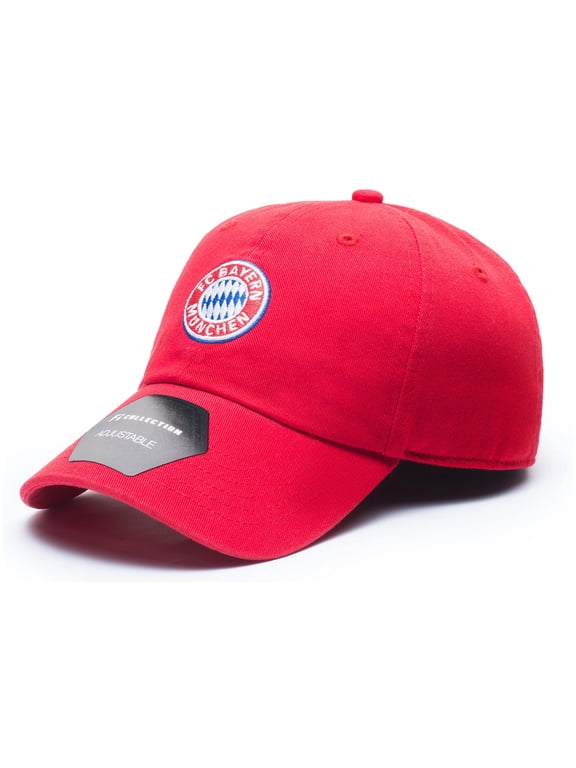 Men's Red Fi Collection Bayern Munich Adjustable Dad Hat - OSFA