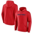 thumbnail image 1 of Men's Red Fresno State Bulldogs Arch Pullover Hoodie, 1 of 3