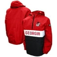 thumbnail image 1 of Men's Red Georgia Bulldogs Alpha Anorak Half-Zip Pullover Jacket, 1 of 3