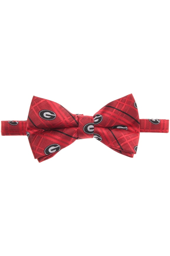 Men's Red Georgia Bulldogs Oxford Bow Tie