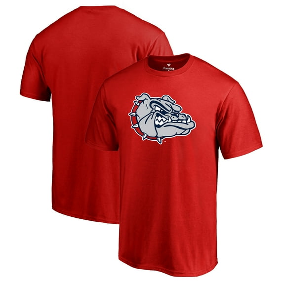 Men's Red Gonzaga Bulldogs Primary Logo T-Shirt