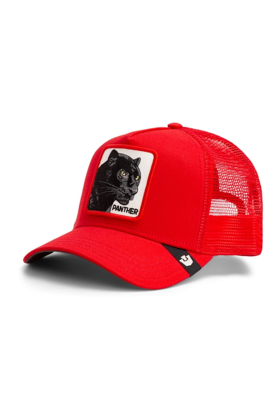 Men's  Red Goorin Bros The Panther Adjustable Trucker Hat