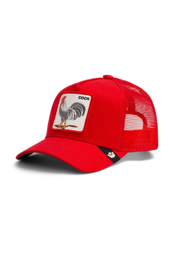 Men's  Red Goorin Bros The Rooster Adjustable Trucker Hat