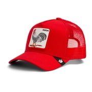 Mens Red Goorin Bros The Rooster Adjustable Trucker Hat