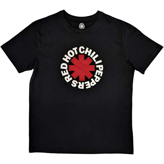 Men's Red Hot Chili Peppers Classic Asterisk T-shirt Small Black