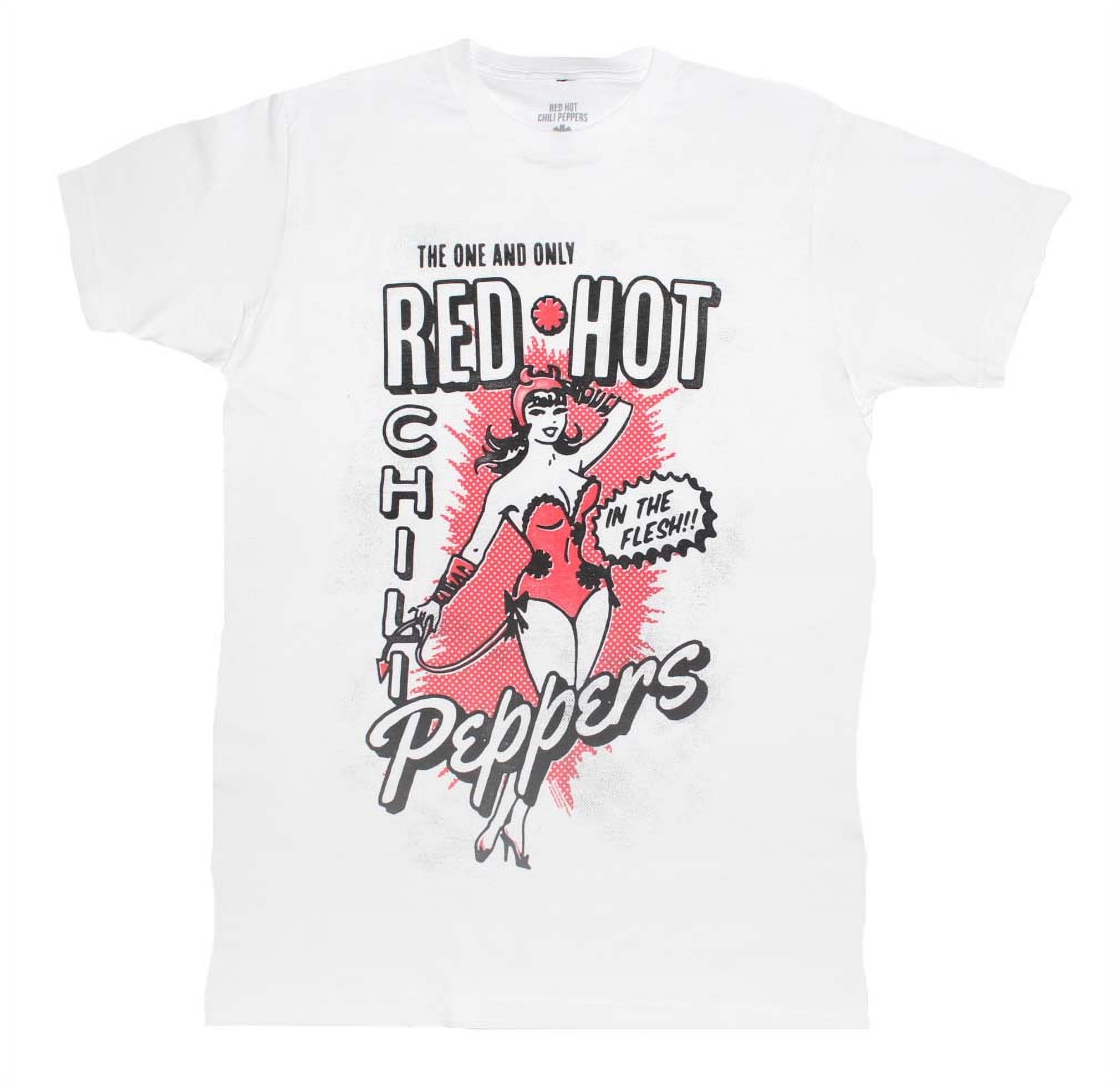 Red Hot Chili Peppers Men's Black T-shirt, Vintage Red Hot Chili Peppers Men's Black T-shirt, Vintage