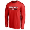 thumbnail image 1 of Men's Red Houston Cougars Team Strong Long Sleeve T-Shirt, 1 of 3