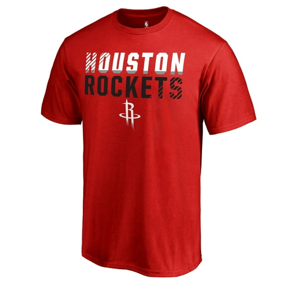 Men's Red Houston Rockets Fade Out T-Shirt
