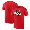 thumbnail image 1 of Men's Red Houston Rockets Pick & Roll Coverage T-Shirt, 1 of 3