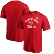 Mens Red Kansas City Chiefs 60th Season Logo Arc T-Shirt