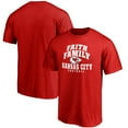 thumbnail image 1 of Men's Red Kansas City Chiefs Faith Family T-Shirt, 1 of 3