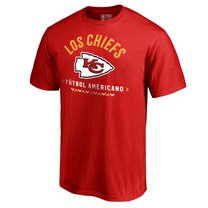 Men's Red Kansas City Chiefs Futbol Americano T-Shirt