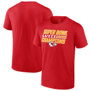 Men's Red Kansas City Chiefs Super Bowl LVIII Champions T-Shirt