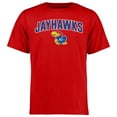 thumbnail image 1 of Men's Red Kansas Jayhawks Proud Mascot T-Shirt, 1 of 2