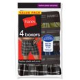 thumbnail image 1 of Men`s Red Label Exposed Waistband Fashion Plaid Boxer, MWCBX4, M, 1 of 2