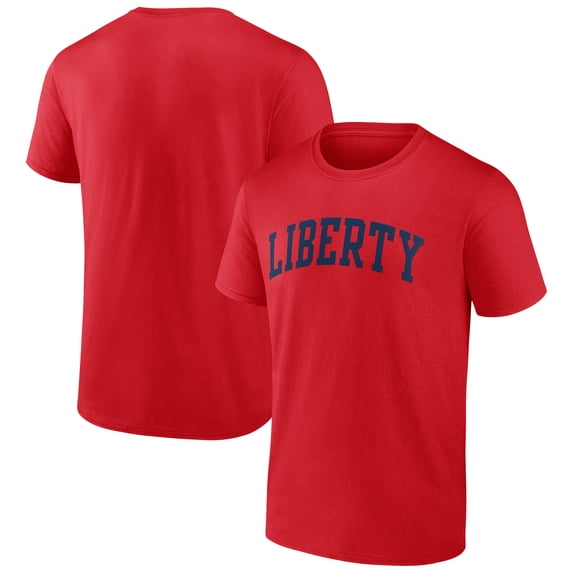 Men's Red Liberty Flames Basic Arch T-Shirt