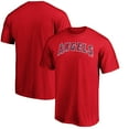 thumbnail image 1 of Men's Red Los Angeles Angels Official Team Wordmark T-Shirt, 1 of 3