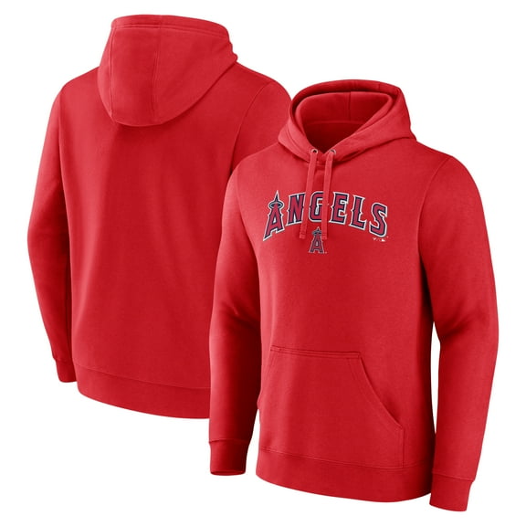 Men's Red Los Angeles Angels Series Sweep Pullover Hoodie
