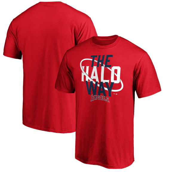 Men's Red Los Angeles Angels Team Adrenaline T-Shirt