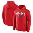 thumbnail image 1 of Men's Red Miami University RedHawks Campus Pullover Hoodie, 1 of 3
