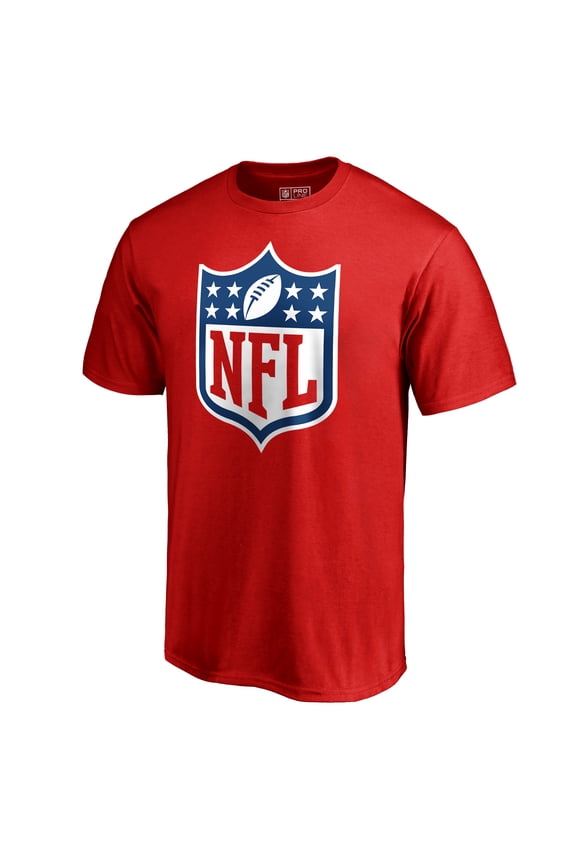 Men's Red NFL Shield Primary Logo T-Shirt