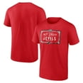 Men's Red New Jersey Devils 2024 NHL Global Series TShirt