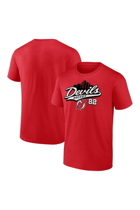 Men's Red New Jersey Devils T-Shirt