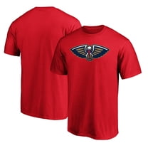 Men's  Red New Orleans Pelicans Primary Logo T-Shirt