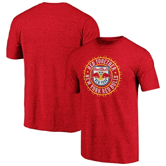 Men's Red New York Red Bulls Hometown Collection Red Point Tri-Blend T-Shirt