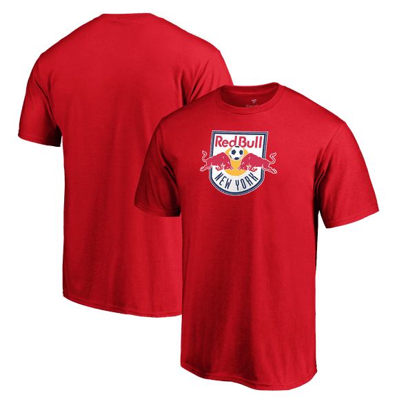 Men's Red New York Red Bulls Official Logo T-Shirt