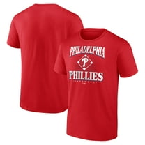 Men's Red Philadelphia Phillies Retro Diamond T-Shirt