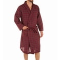 thumbnail image 1 of Men's Red Plaid Woven Robe, 1 of 2