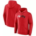 thumbnail image 1 of Men's  Red Portland Trail Blazers Alternate Logo Pullover Hoodie, 1 of 3