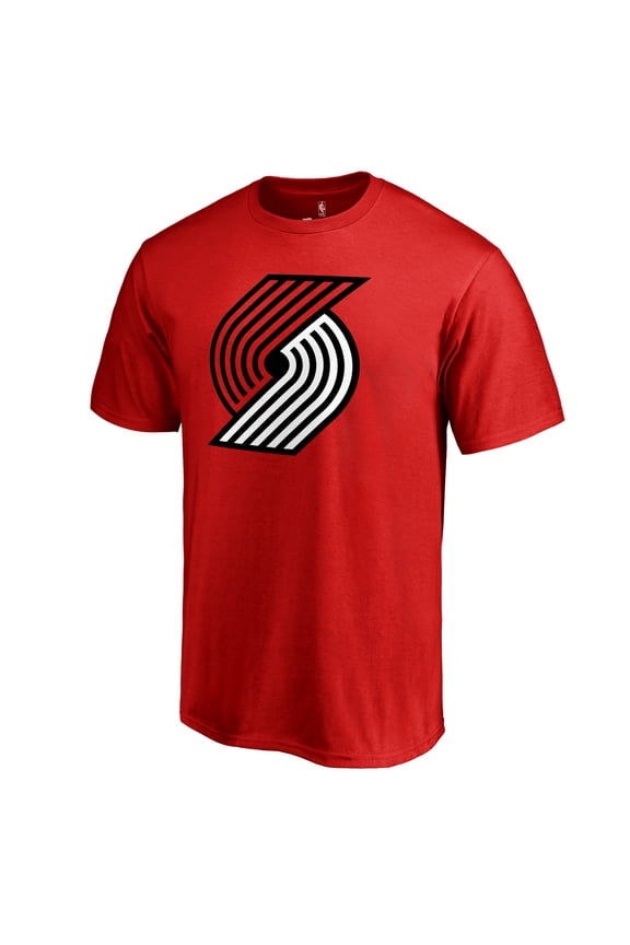 Men's Red Portland Trail Blazers Primary Logo T-Shirt