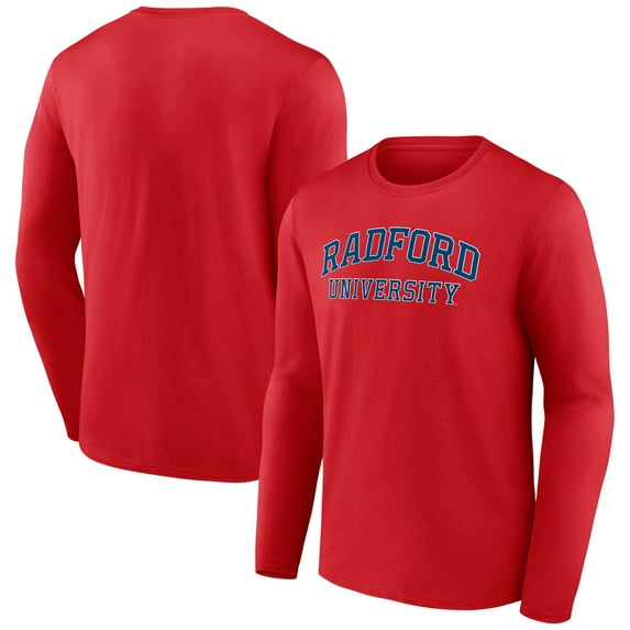 Men's Red Radford Highlanders School Name Long Sleeve T-Shirt