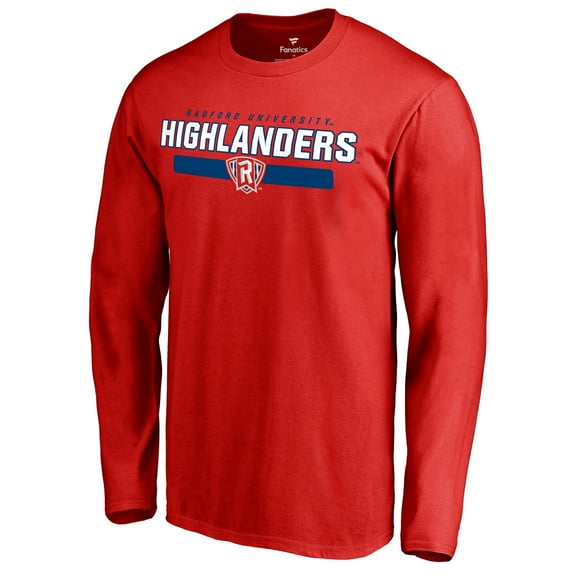 Men's Red Radford Highlanders Team Strong Long Sleeve T-Shirt