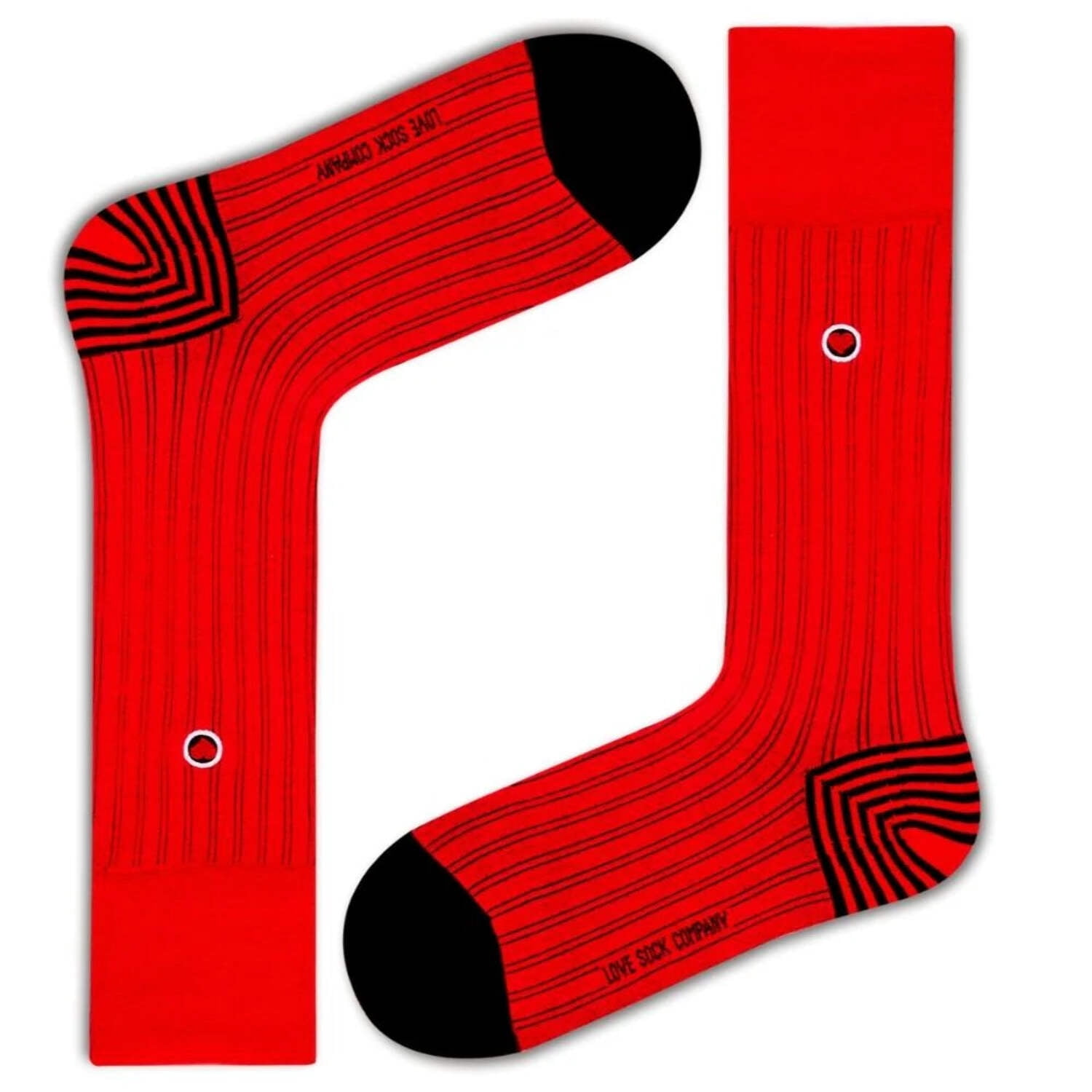 red dress socks walmart Love Sock Men's Red Ribbed Dress Socks With Stripes