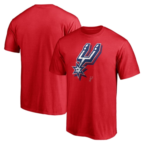 Men's Red San Antonio Spurs Red White & Team T-Shirt