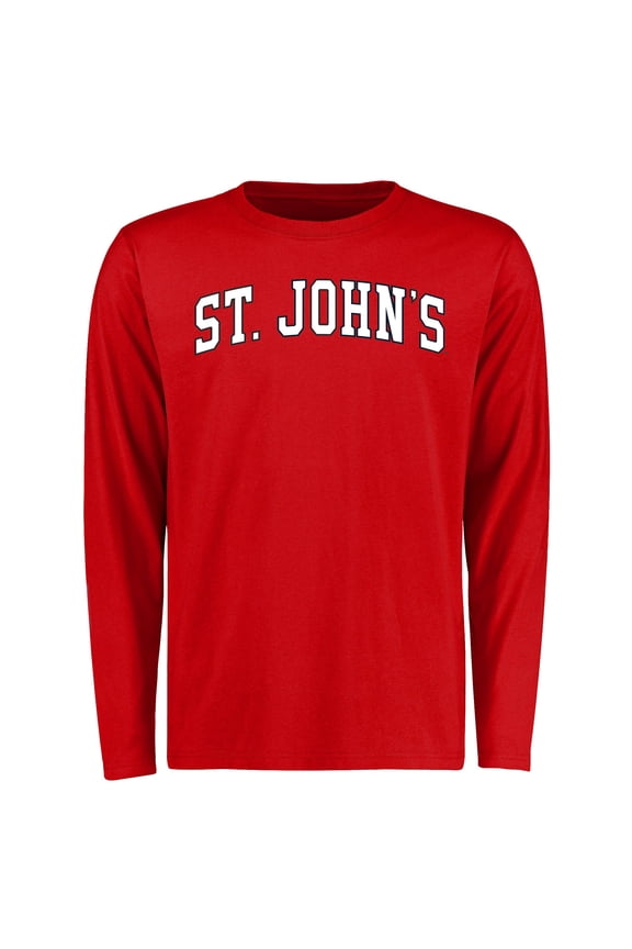 Men's Red St. John's Red Storm Everyday Long Sleeve T-Shirt
