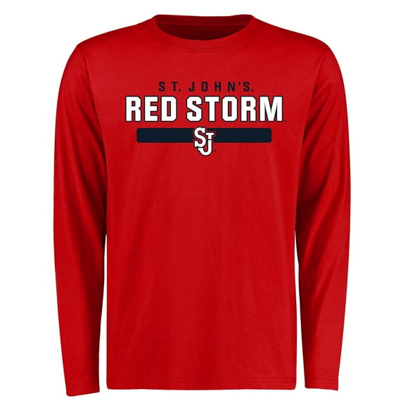 Men's Red St. John's Red Storm Team Strong Long Sleeve T-Shirt