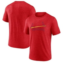 Men's Red St. Louis Cardinals Cooperstown Series Sweep Tri-Blend T-Shirt